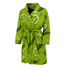 Cucumber Pickle Pattern Print Men Long Robe-grizzshop