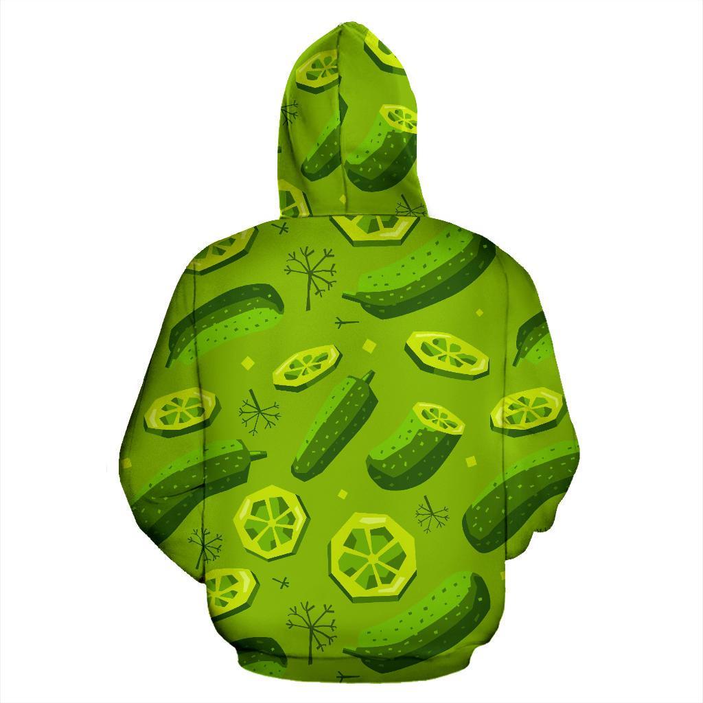 Cucumber Pickle Pattern Print Men Women Pullover Hoodie-grizzshop