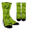 Cucumber Pickle Pattern Print Unisex Crew Socks-grizzshop