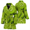 Cucumber Pickle Pattern Print Women Long Robe-grizzshop