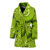 Cucumber Pickle Pattern Print Women Long Robe-grizzshop