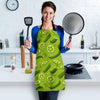 Cucumber Pickle Pattern Print Women's Apron-grizzshop