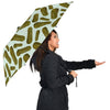 Cucumber Pickle Print Pattern Automatic Foldable Umbrella-grizzshop