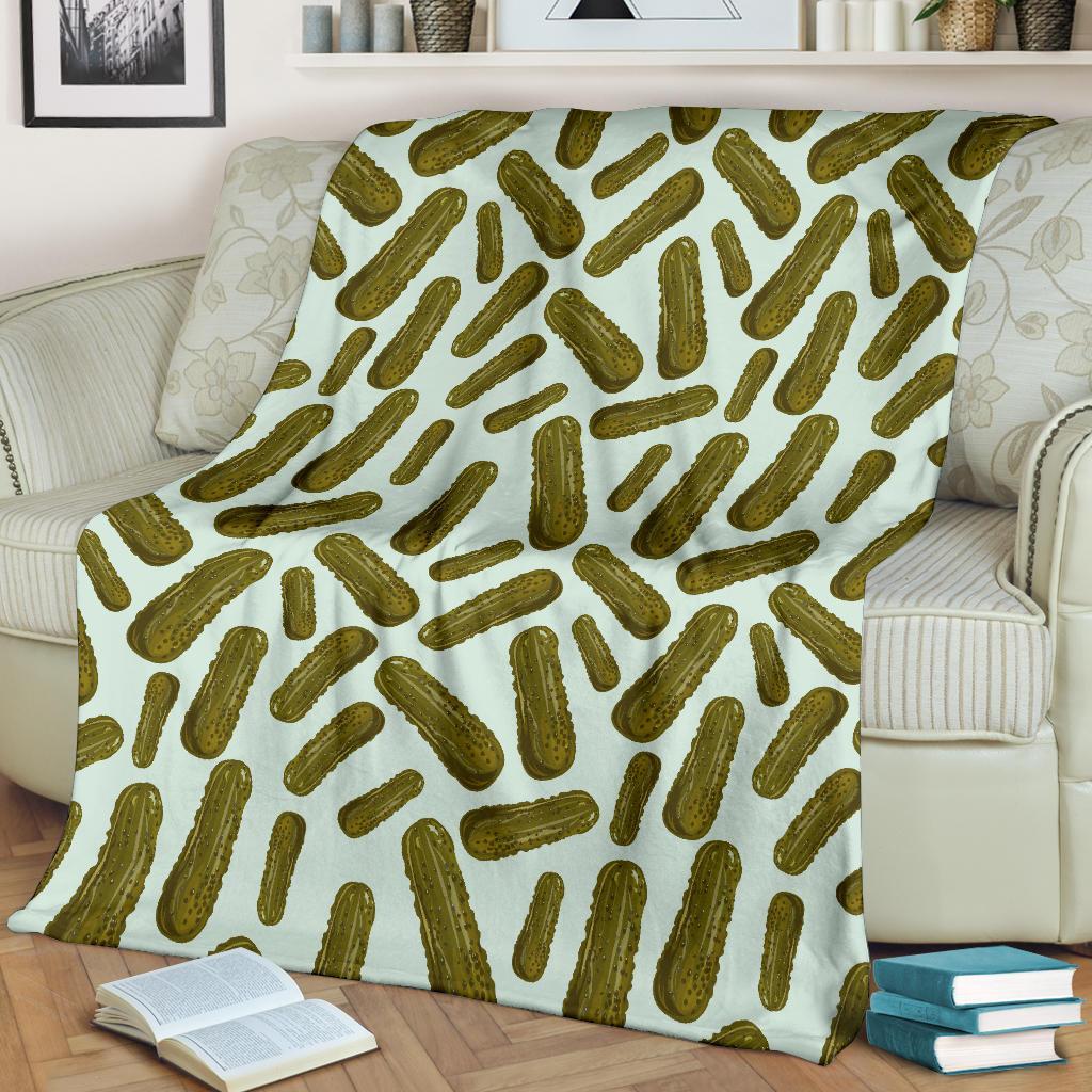 Cucumber Pickle Print Pattern Blanket-grizzshop