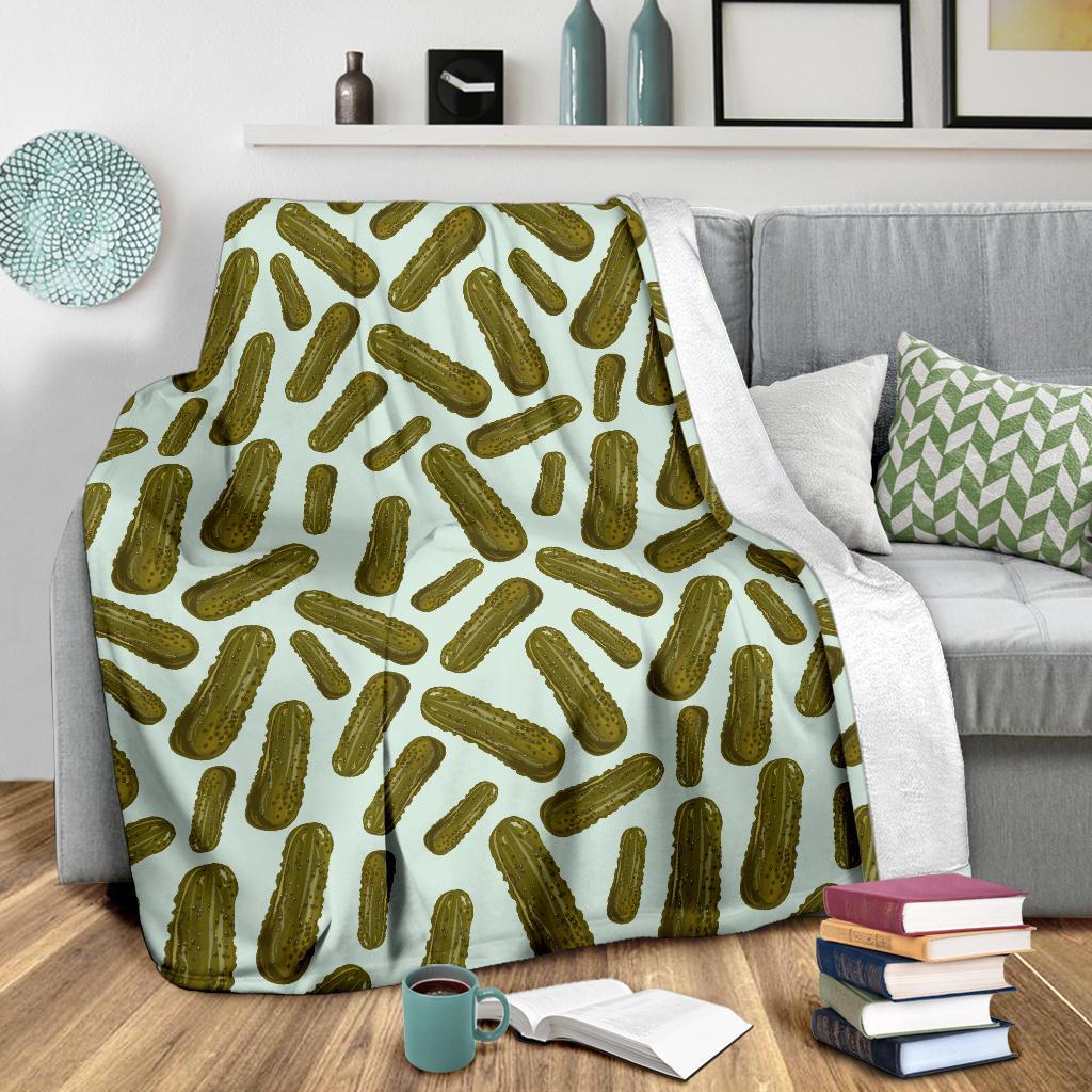 Cucumber Pickle Print Pattern Blanket-grizzshop