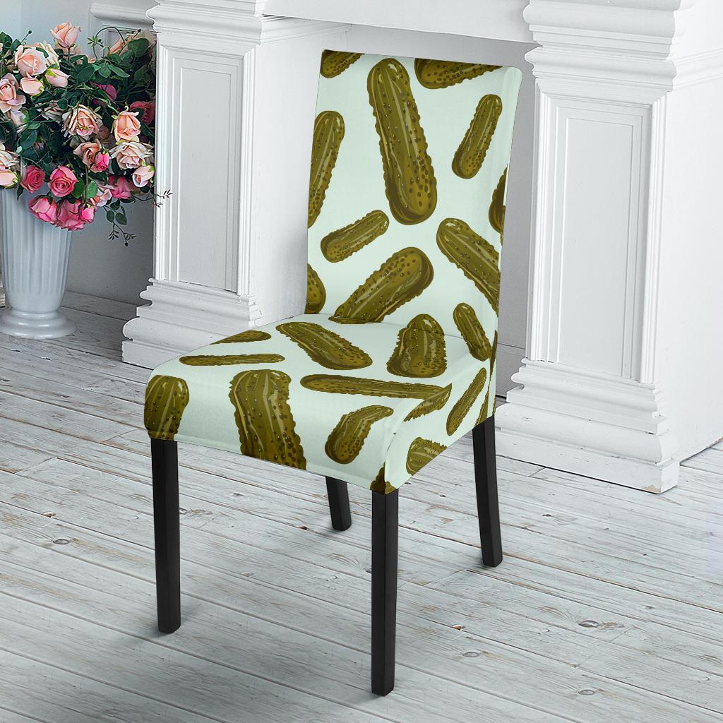 Cucumber Pickle Print Pattern Chair Cover-grizzshop