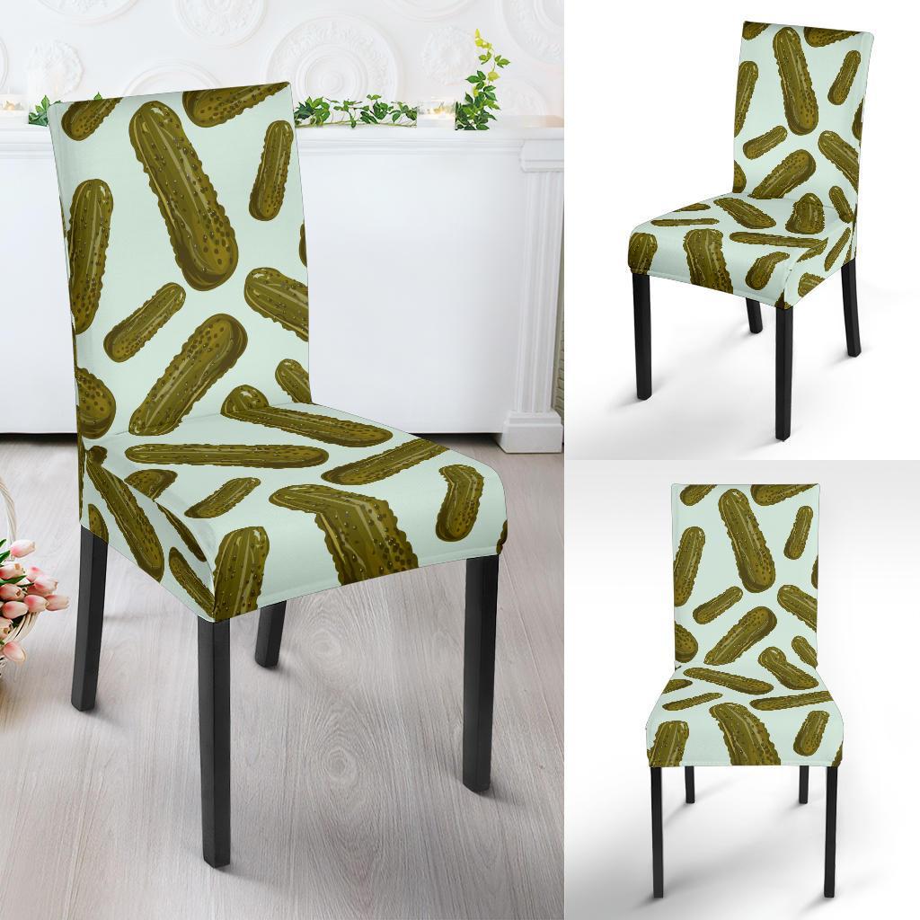 Cucumber Pickle Print Pattern Chair Cover-grizzshop