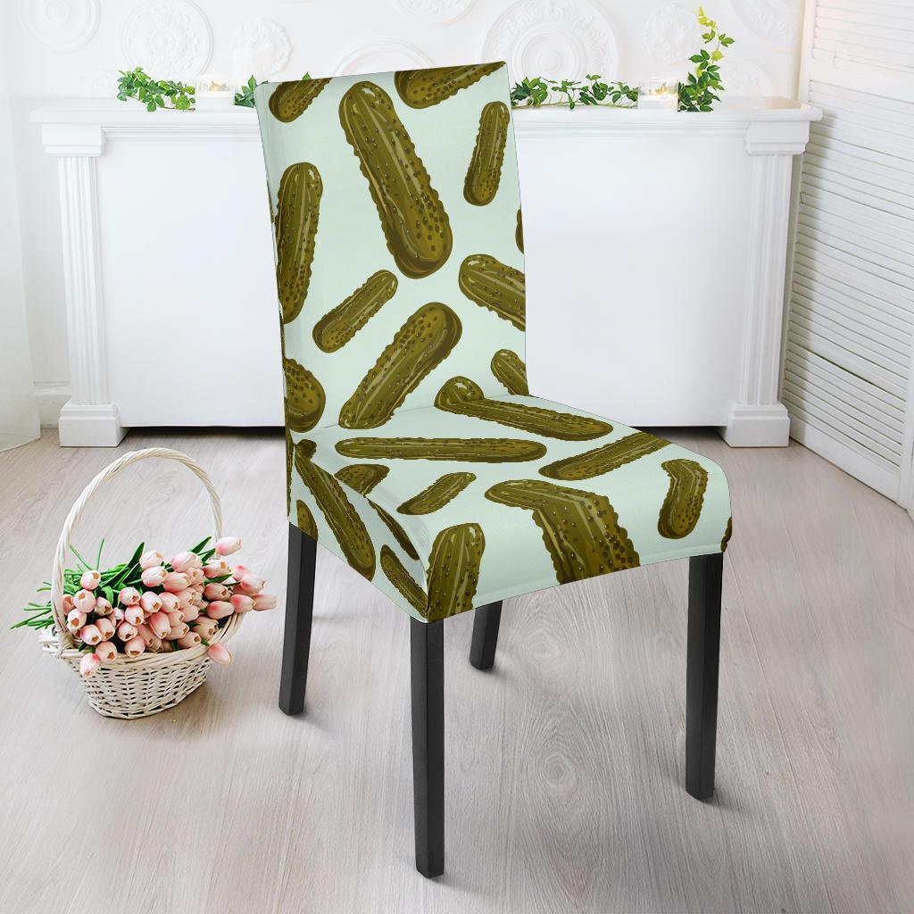 Cucumber Pickle Print Pattern Chair Cover-grizzshop