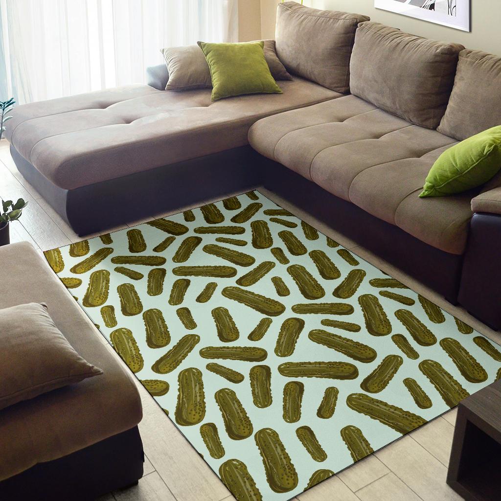 Cucumber Pickle Print Pattern Floor Mat-grizzshop