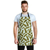 Cucumber Pickle Print Pattern Men's Apron-grizzshop