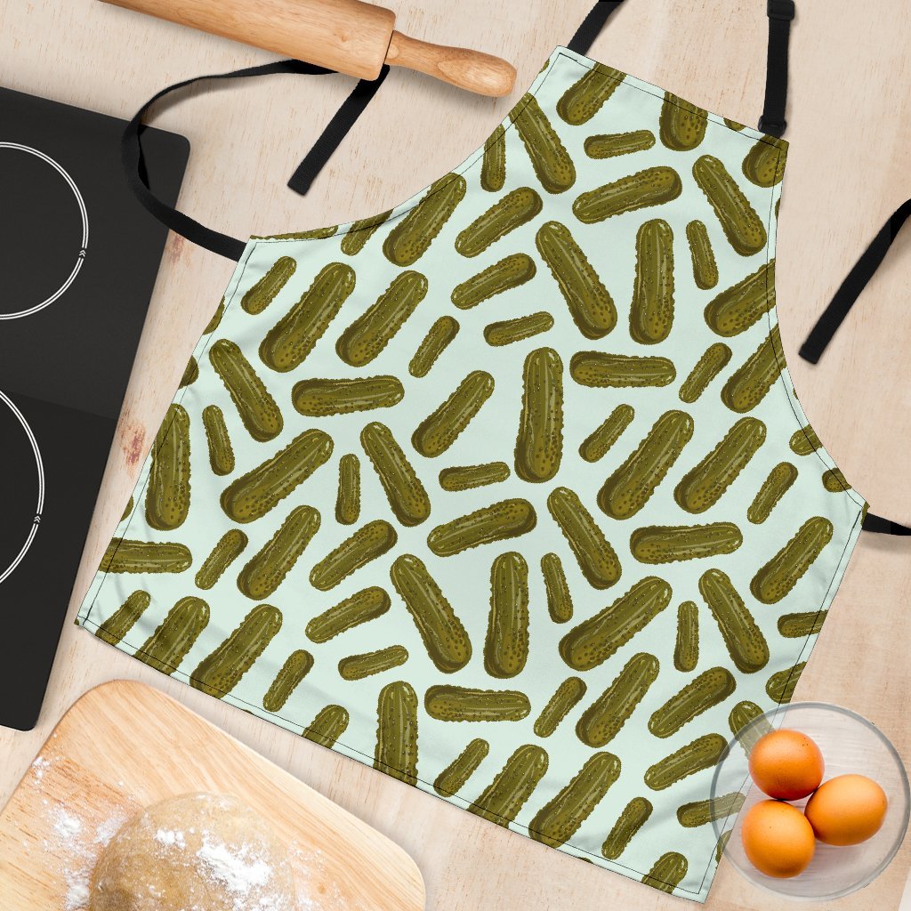 Cucumber Pickle Print Pattern Women's Apron-grizzshop