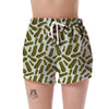 Cucumber Pickle Print Pattern Women's Shorts-grizzshop