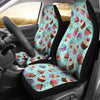 Cupcake Blue Pattern Print Universal Fit Car Seat Cover-grizzshop