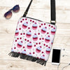 Cupcake Cherry Pattern Print Crossbody Bags-grizzshop