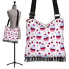 Cupcake Cherry Pattern Print Crossbody Bags-grizzshop