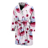 Cupcake Cherry Pattern Print Men Long Robe-grizzshop