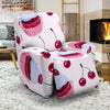 Cupcake Cherry Pattern Print Recliner Cover-grizzshop