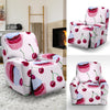 Cupcake Cherry Pattern Print Recliner Cover-grizzshop