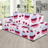 Cupcake Cherry Pattern Print Sofa Covers-grizzshop