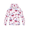 Cupcake Cherry Pattern Print Women Pullover Hoodie-grizzshop