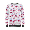 Cupcake Cherry Pattern Print Women's Sweatshirt-grizzshop