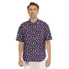 Cupcake Cute Print Pattern Men's Short Sleeve Shirts-grizzshop