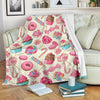 Cupcake Dessert Pattern Print Blanket-grizzshop