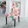 Cupcake Dessert Pattern Print Chair Cover-grizzshop