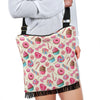 Cupcake Dessert Pattern Print Crossbody Bags-grizzshop