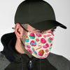 Cupcake Dessert Pattern Print Face Mask-grizzshop