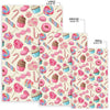 Cupcake Dessert Pattern Print Floor Mat-grizzshop