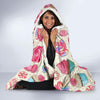 Cupcake Dessert Pattern Print Hooded Blanket-grizzshop