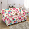 Cupcake Dessert Pattern Print Loveseat Cover-grizzshop