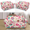 Cupcake Dessert Pattern Print Loveseat Cover-grizzshop