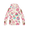 Cupcake Dessert Pattern Print Men Pullover Hoodie-grizzshop