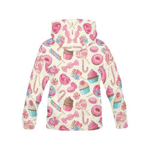 Cupcake Dessert Pattern Print Men Pullover Hoodie-grizzshop