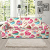 Cupcake Dessert Pattern Print Sofa Covers-grizzshop