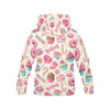 Cupcake Dessert Pattern Print Women Pullover Hoodie-grizzshop