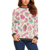 Cupcake Dessert Pattern Print Women's Sweatshirt-grizzshop