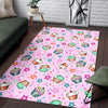 Cupcake Pattern Print Floor Mat-grizzshop