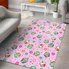 Cupcake Pattern Print Floor Mat-grizzshop