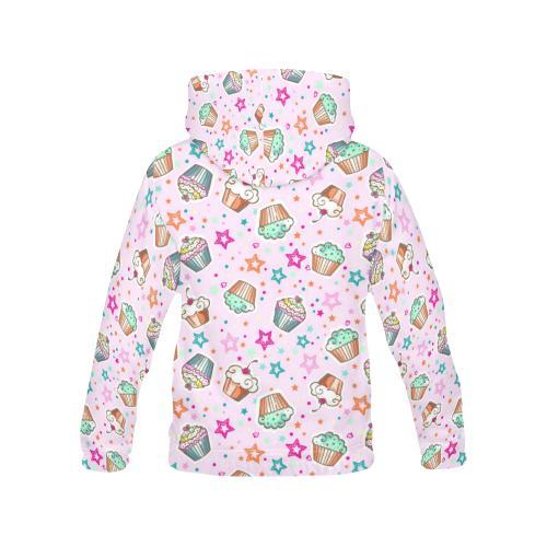 Cupcake Pattern Print Men Pullover Hoodie-grizzshop