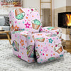 Cupcake Pattern Print Recliner Cover-grizzshop