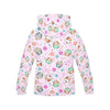 Cupcake Pattern Print Women Pullover Hoodie-grizzshop