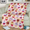 Cupcake Pink Pattern Print Blanket-grizzshop