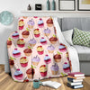 Cupcake Pink Pattern Print Blanket-grizzshop