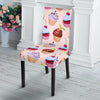 Cupcake Pink Pattern Print Chair Cover-grizzshop