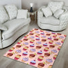 Cupcake Pink Pattern Print Floor Mat-grizzshop