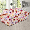 Cupcake Pink Pattern Print Sofa Covers-grizzshop