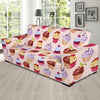 Cupcake Pink Pattern Print Sofa Covers-grizzshop